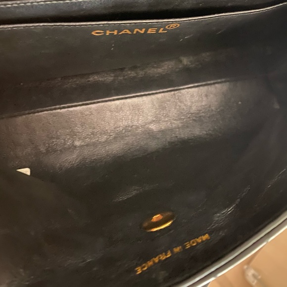 Super Rare Vintage 1994-1996 Chanel Medium Large Lambskin Flap Bag - Picture 12 of 12